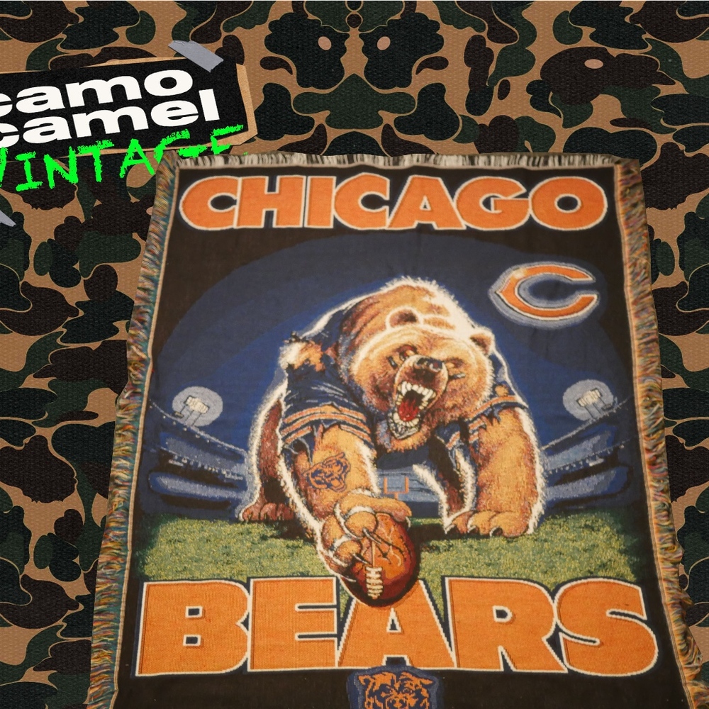 Chicago Bears Throw Blanket (Crazyyy)